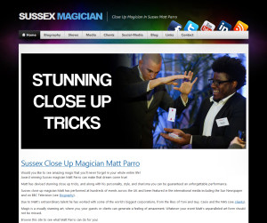 Sussex Magician Website Coming Soon